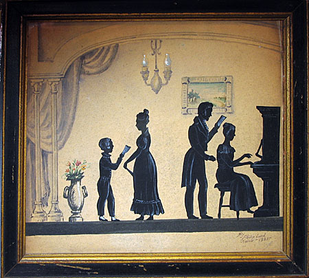 Paintings<br>Archives<br>SOLD  Family Conversation Group by Philip Lord