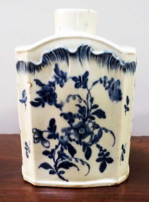 Ceramics<br>Ceramics Archives<br>Pearlware Shell-edge tea canister