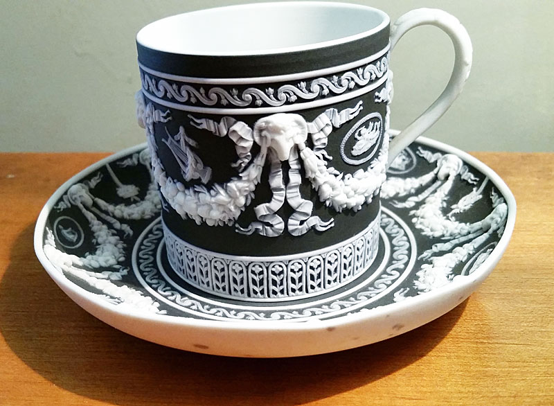 Ceramics<br>Ceramics Archives<br>Wedgwood Jasper Cup and Saucer