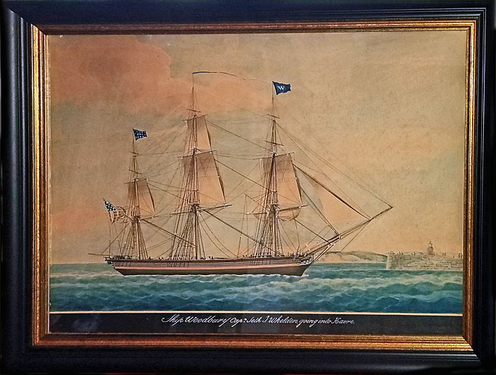 Paintings<br>Archives<br>AMERICAN “SHIP WOODBURY