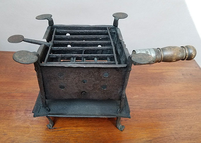 A working Revolutionary War Camp Stove