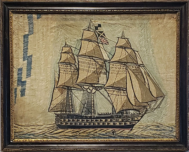 Just In<br>19th Century Woollie of a Three Masted Barque