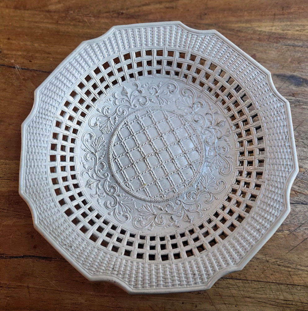 Just In<br>Saltglaze Pierced Dish