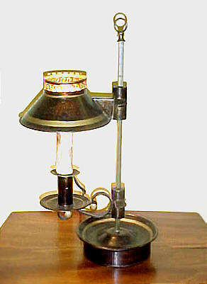Metalware<br>Archives<br>Tole Student Lamp