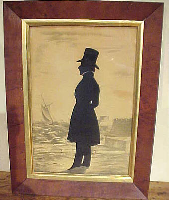 Accessories<br>Accessories Archives<br>SOLD   Edouart silhouette of Asa Howard of Boston