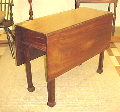 Furniture<br>Furniture Archives<br>SOLD  Philadelphia Chippendale Drop Leaf Table