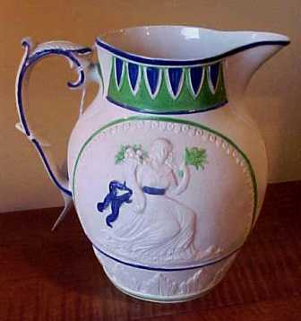 Ceramics<br>Ceramics Archives<br>SOLD   Castleford Peace and Plenty Jug