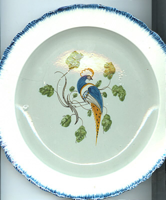 SOLD   Peafowl Plate