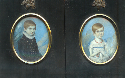 Paintings<br>Archives<br>Pair of Miniature Portraits--Brother and Sister