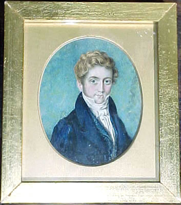 Paintings<br>Archives<br>Miniature Portrait of a Very Cute Guy