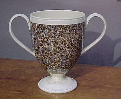 SOLD   Mocha Creamware Loving Cup