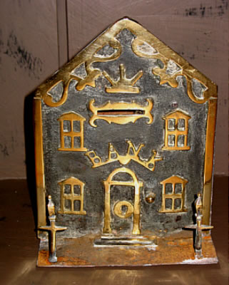 SOLD   Brass and Iron  Bank