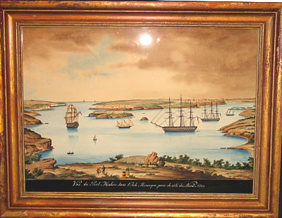 Paintings<br>Archives<br>View of the Port of Mahon