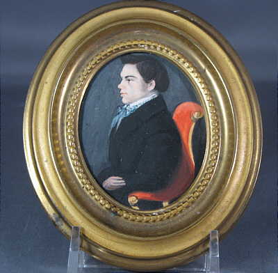 Paintings<br>Archives<br>Portrait Miniature of a Gentleman