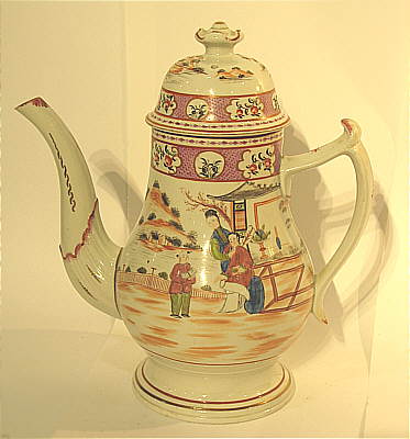 SOLD   A Newhall (?) Porcelain Coffee or Tea Pot
