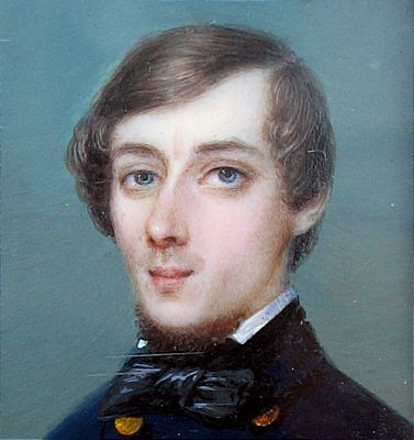 Paintings<br>Archives<br>Miniature Portrait on Ivory of a Young Gentleman
