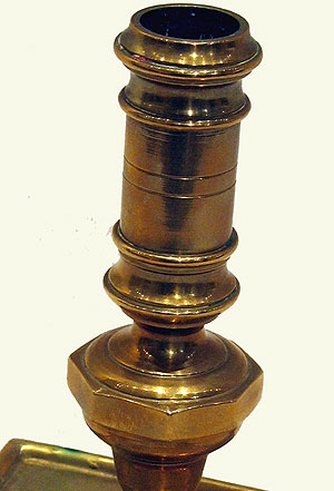 A Square Based Spanish Candlestick