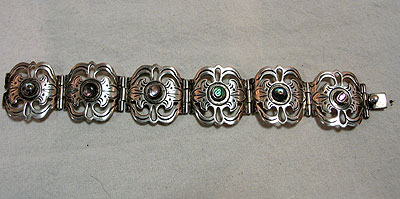 SOLD  Sterling and Abalone bracelet by Los Ballesteros