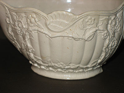 Ceramics<br>Ceramics Archives<br>SOLD  A Mid 18th Century Saltglaze Sauceboat