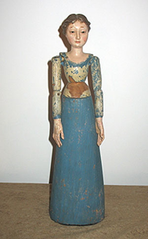 Accessories<br>Accessories Archives<br>SOLD   A Carved Wood Figure of a Woman