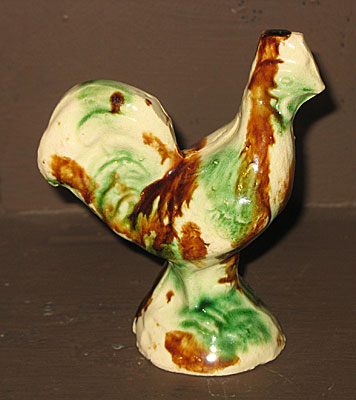 Ceramics<br>Ceramics Archives<br>SOLD  A Whieldon Cock