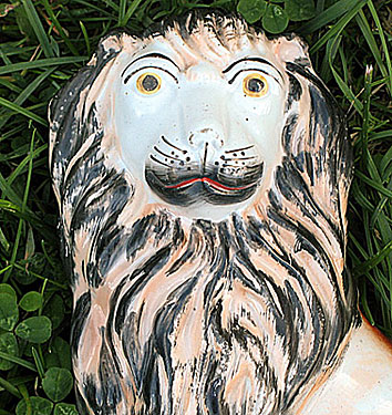 Ceramics<br>Ceramics Archives<br>SOLD  Staffordshire Lion (and Lamb)