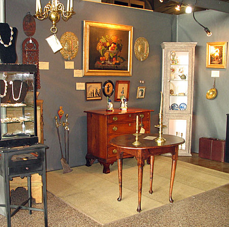 Our Booth at the York Antiques Show