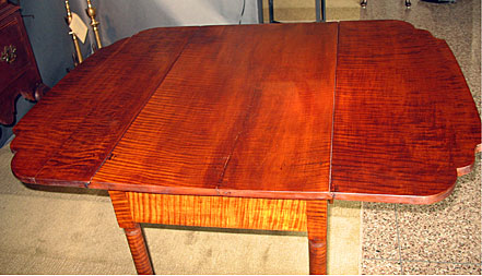 Furniture<br>Furniture Archives<br>Tiger Maple Drop-Leaf Table