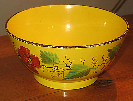 Ceramics<br>Ceramics Archives<br>SOLD  A Canary Yellow Bowl