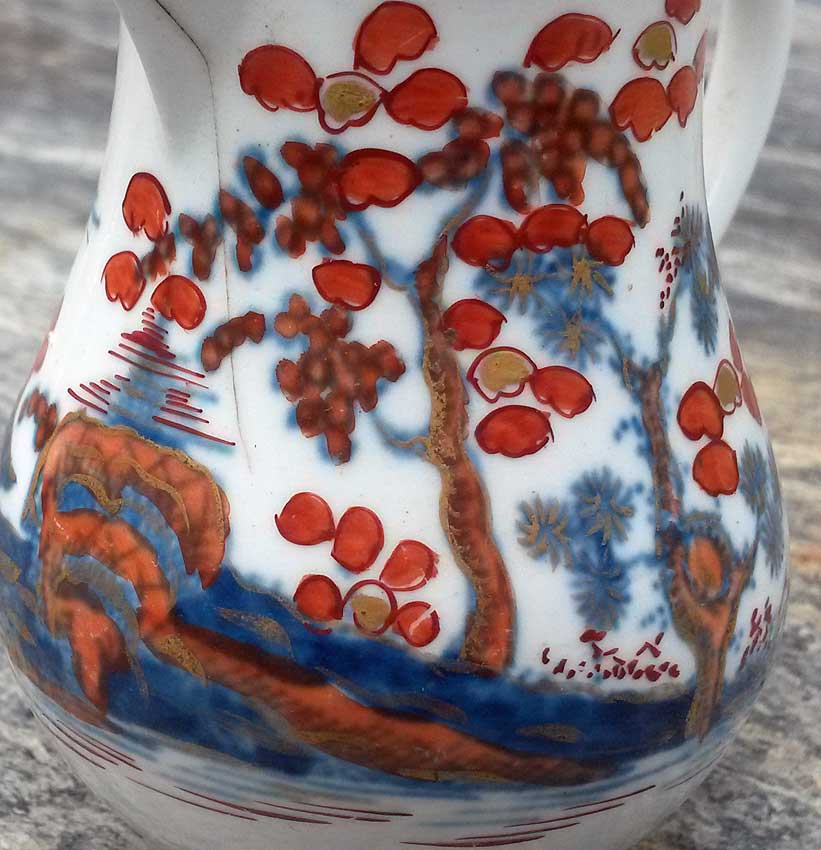 Worcester Porcelain Canonball cream jug