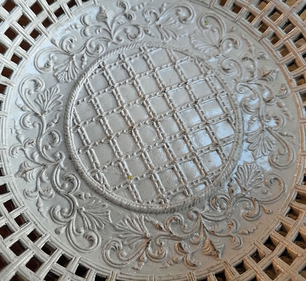 Just In<br>Saltglaze Pierced Dish
