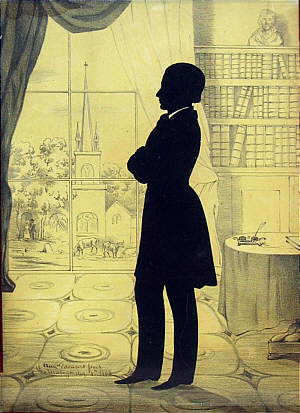Paintings<br>Archives<br>A Silhouette of a Gentleman from Saratoga