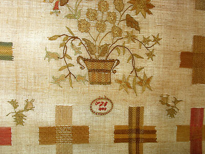 Accessories<br>Accessories Archives<br>SOLD   English Darning Sampler Dated 1802