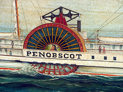 Paintings<br>Archives<br>A Portrait of the Steamer Penobscot