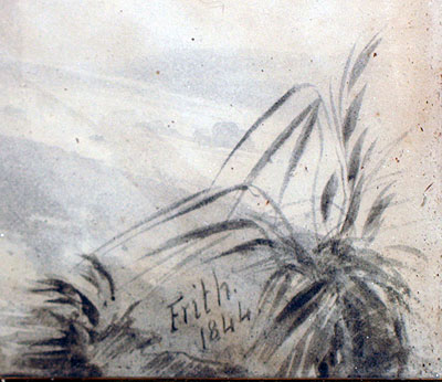 Paintings<br>Archives<br>SOLD  A Silhouette by Frith 1844