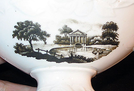 SOLD  A pair of Soft Past Porcelain Small Tureens