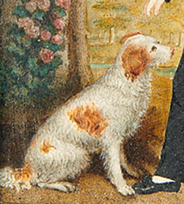 Paintings<br>Archives<br>Large Miniature of Boy with Dog