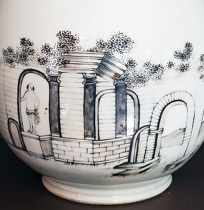 Ceramics<br>Ceramics Archives<br>Chinese Export Porcelain covered Pot