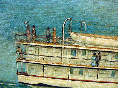 Paintings<br>Archives<br>A Portrait of the Steamer Penobscot