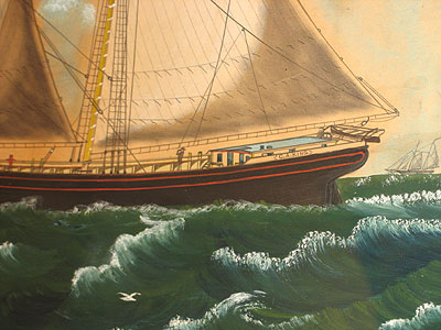 Paintings<br>Archives<br>The Schooner C.A. King
