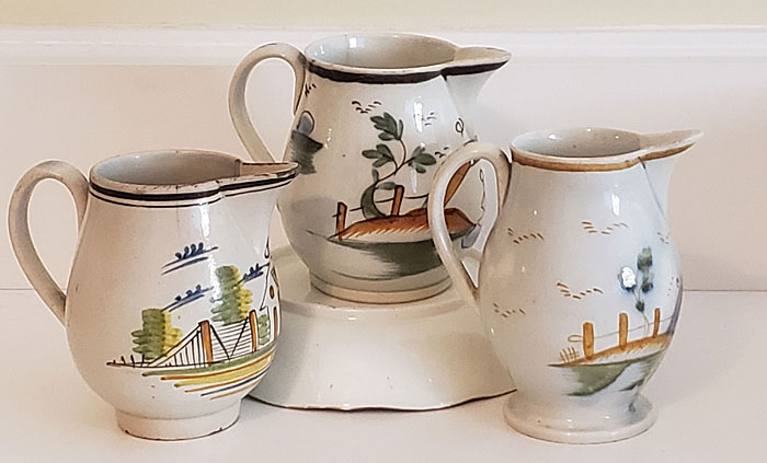 Instant Collection of Pearlware Cream Jugs