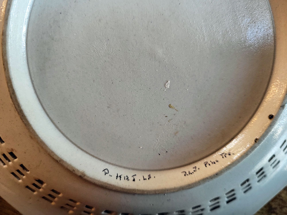 Just In<br>Saltglaze Pierced Dish