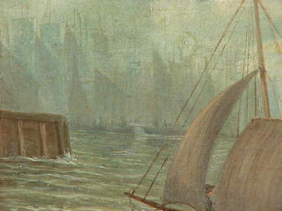 Paintings<br>Archives<br>Painting of New York Harbor