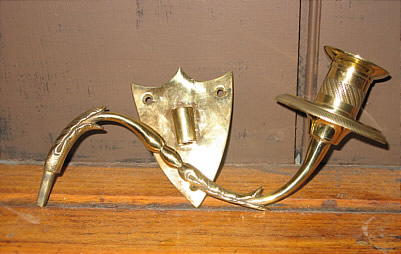 Elegant pair of Brass Sconces