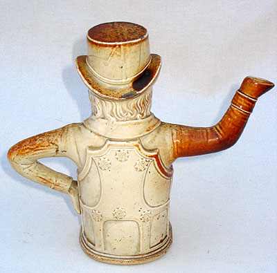 SOLD   Stoneware Toby Teapot