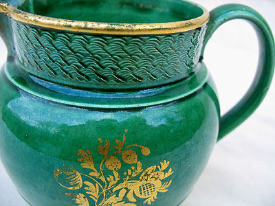 Accessories<br>Accessories Archives<br>SOLD   A Green Glazed Jug