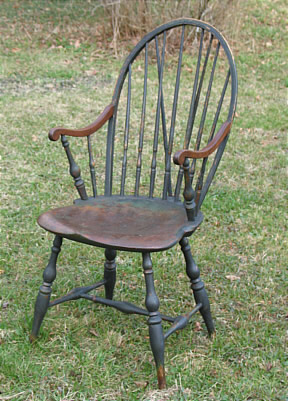 SOLD  Rhode Island Brace-Back Windsor Chair