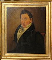 Oil on Panel Portrait of a Gentleman