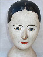 SOLD   A Milliner's Head or Wig Stand
