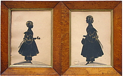A Pair of Sisters cut by Hubard Gallery